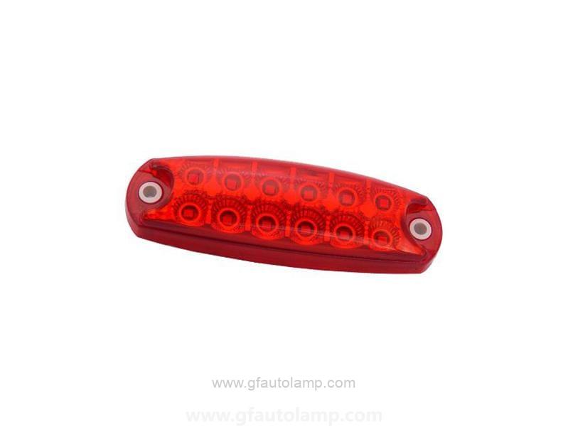 Lampara Lateral Perlada 12 Led SMD, 12V/24V, A88027L