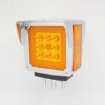 Luz de Pedestal LED Doble Cara para camiones, Visera Cromado, A866018