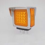 Luz de Pedestal LED Doble Cara para camiones, Visera Cromado, A866019