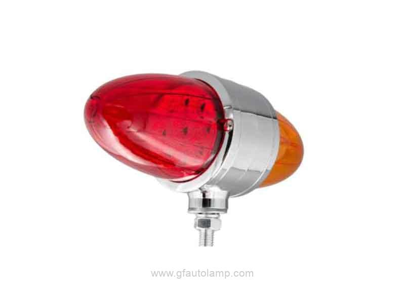 A8-66034-9 Double Face Watermelon Lights Dual, LED Pedestal Lights