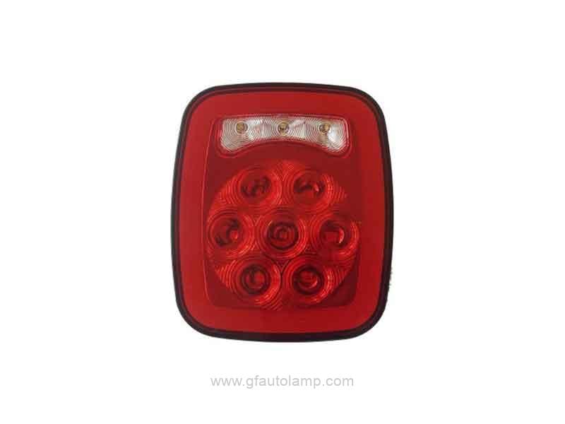A8-6805 Universal Rectangular 22-LED Box Lamp Stop/Turn/Tail Light