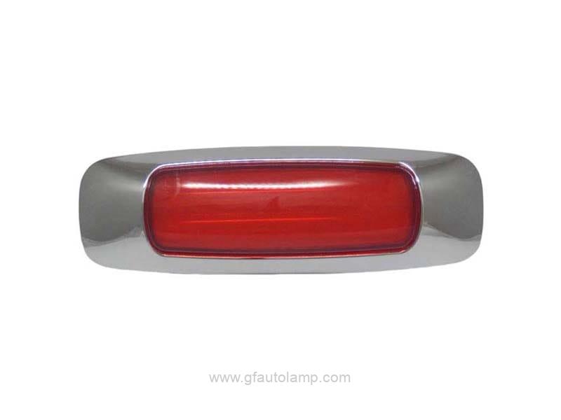 Faro Lateral Cromado 10 Led Neon Destellante 12/24v, A88045N