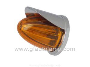 Lampara tipo misil Visera Cromada, 12V/24V, A88062T