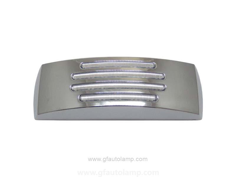 Faro Lateral Camion 24 LEDs Destellante Con Cromado 12/24V, A88081