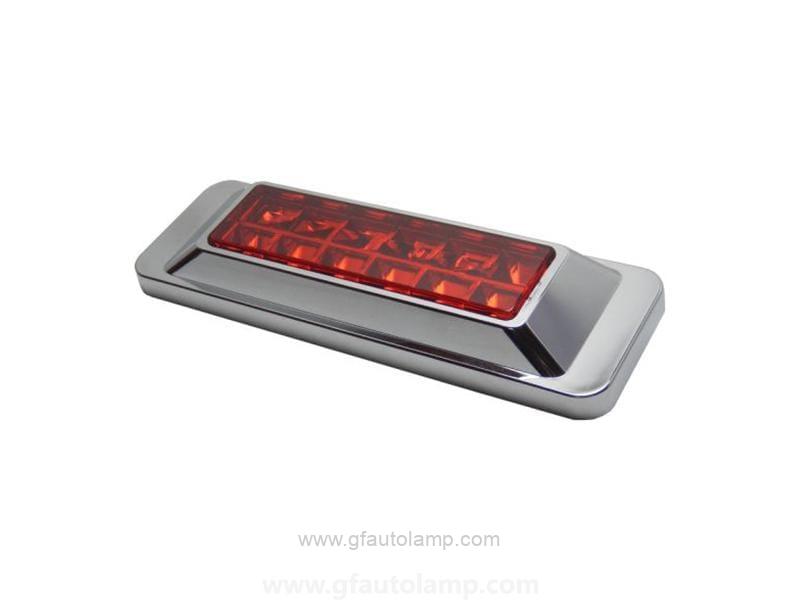 Faro lateral Rectangular cromado 12 led, A88102N